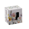 KUBEK PORCELANOWY Z ZAPARZACZEM I POKRYWKĄ 340 ML MIX KWIATOWYCH WZORÓW *1902