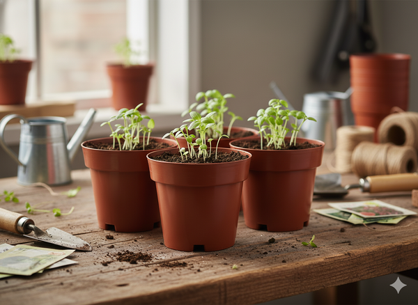 SET OF 20 PP POTS 7.2 x 6.8 CM