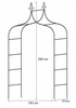 Garden Pergola 150 x 37 x 240 CM (+ ANCHORS)
