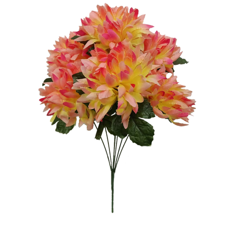 ARTIFICIAL BRANCH - CHRYSANTHEMUMS ASSORTED COLOURS