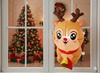 INFLATABLE REINDEER FOR WINDOW LED 90 CM