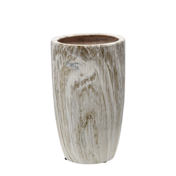 COVERTURA DIN CERAMICĂ PENTRU GHIVECI 24 x 24 x 40 CM DECORATĂ *2411