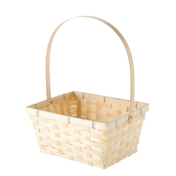 VELIKONOČNÍ KOŠÍK S POHYBNÝM UCHYCENÍM 23 x 18,5 x 11,5 CM MIX 2 BARVY *9250