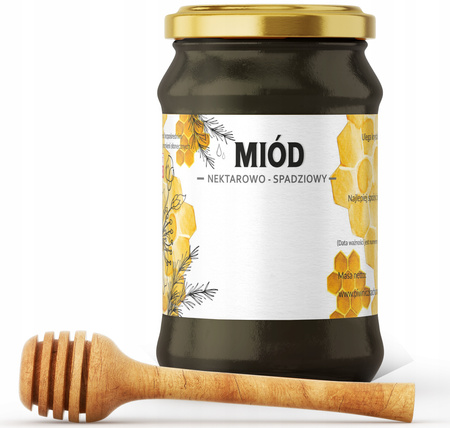 KPL. 100 ETIKET MIH NEKTÁROVO-SPADZIOVÝCH 116 x 50 MM *8290