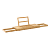 BAMBUSOWA ROZKŁADANA TACA NA WANNĘ 50/92 x 18 x 4 CM *6576