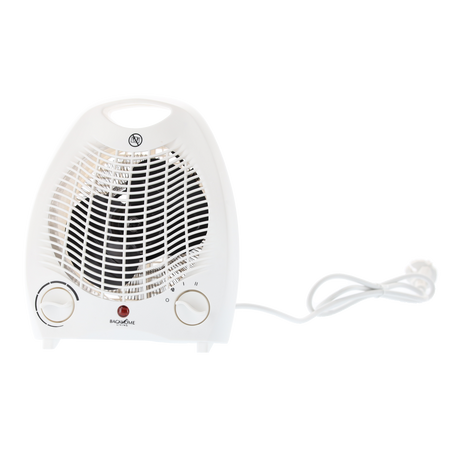 VENTILATOR ELECTRIC PENTRU ÎNCĂLZIRE / RĂȘCHILĂ CU SIGURANȚĂ ALBĂ 2000W *7254