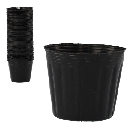 SET OF 100 POTS FOR PLANTING 9 X 7,8 CM PACK=10PL
