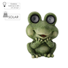 ZAHRADNÍ FIGURKA - ŽABA S SVÍTÍCÍMI OČIMA 26 x 20,5 x 35 CM LED *7133