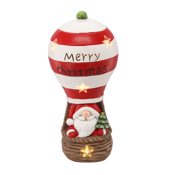 FIGURĂ DE Crăciun - MOȘ CRĂCIUN ÎN BALON 20 X 20 X 43 CM LED *0998