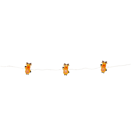 LED LIGHT CHAIN - REINDEERS 20 L BATTERY-POWERED