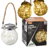 SOLAR JAR 12 x 12 x 14.5 CM KRIS 20 LED WARM WHITE