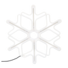 SNOWFLAKE 30 CM NEON LED COLD WHITE + COLD WHITE FLASH IP44