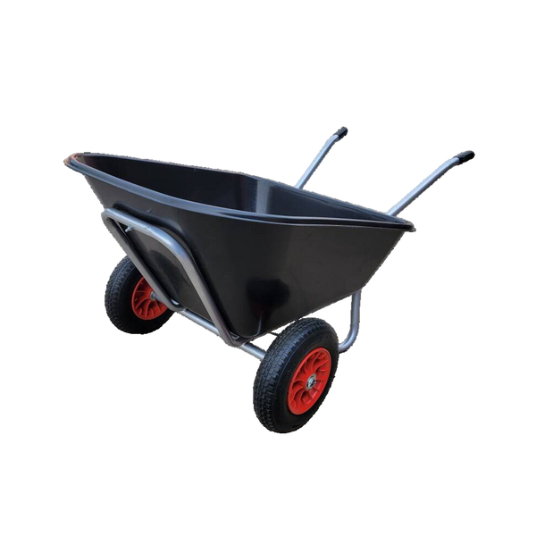 TACZKA OGRODOWA - POJEMNOŚĆ ZASYPOWA 280 L - CZARNA 