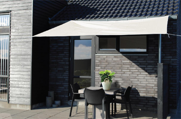 SUNSHADE SAIL RECTANGLE BEIGE 3 X 2.5M