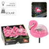 LAMPĂ SOLARĂ FLAMINGO HAIOȘ 10,5 x 5 x 17,5 CM ALB CALD disp=12buc *5684