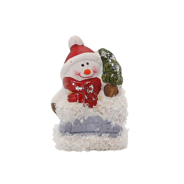 CHRISTMAS DECORATION - SANTA CLAUS/SNOWMAN/ANGEL 4 x 3 x 6 CM