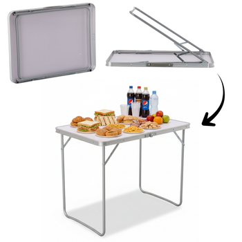 FOLDING CAMPING TABLE 80 x 60 x 70 cm *3504