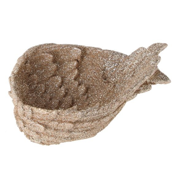 SVÍTELNÍK NA TEALIGHT KŘÍDLA 11 x 7,5 x 4 CM balení=8ks *0828