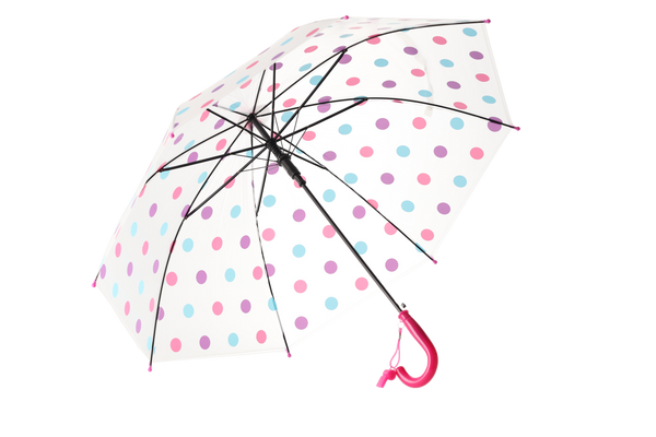 Folding Parasol. Classic Small Dots Mixed Colors dia 83 CM pack=12pcs *4316