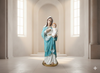 MARY WITH CHILD JESUS 99 CM GLASS EYES