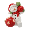 FIGURĂ DE CRĂCIUN - ZĂPADĂ ÎNFORME CU BOMBONE 26,3 X 24,2 X 32 CM LED *1117