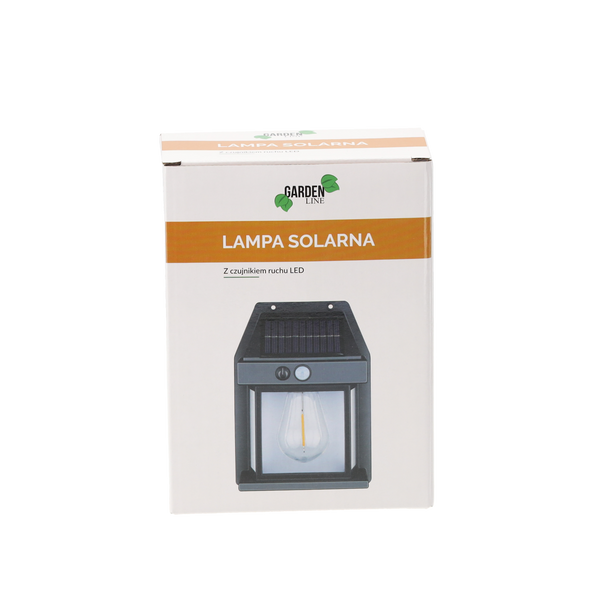 SOLÁRNA LED LAMPA S PIR SENZOROM 12 x 17 x 5,8 CM *5639