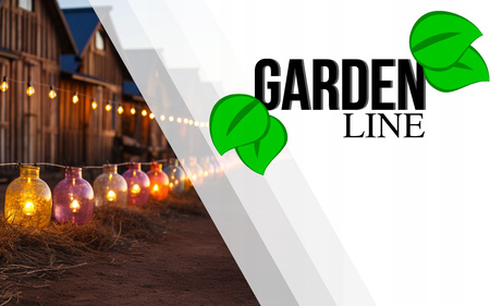 SOLAR GARDEN GARLAND LENGTH 2 + 3.8 M LORIS 20 LED COOL WHITE