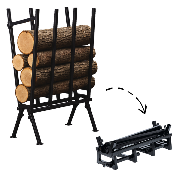 KOZIOŁ/KOBYŁKA DO CIĘCIA DREWNA CZARNY 81x37x103 cm *9907