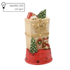 FIGURĂ DE CRĂCIUN - CASUȚA CU REN 22 X 21 X 40 CM LED *0929
