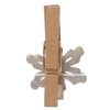 KPL. 8 OZDÓB BOŻONARODZENIOWYCH Z KLIPSEM MIX WZORÓW 3 x 3 CM opak=16kpl *8600