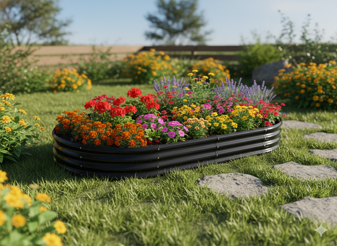 GRZĄDKA WARZYWNO-KWIATOWA 120 X 60 X 30 CM OWALNA ANTRACYT pol_pl_GRZADKA-WARZYWNO-KWIATOWA-120-X-60-X-30-CM-OWALNA-ANTRACYT-1660_15