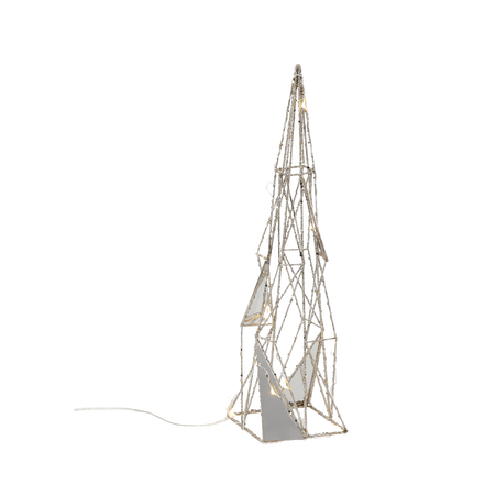 OZDOBA ŚWIĄTECZNA - CHOINKA LED 40 CM GEOMETRYCZNA *6307