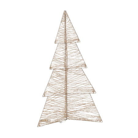 OZDOBA ŚWIĄTECZNA - CHOINKA LED 75 CM SZAMPAŃSKIE ZŁOTO *6253