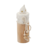 FIGURĂ DE CRĂCIUN - LUMÂNDĂ CERAMICĂ 7 X 7 X 19 CM LED ambalaj=6buc *1308