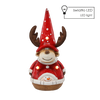 FIGURINE OF THE NATIVITY SCENE - REINDEER WITH A HAT 26 X 16,5 X 48 CM LED 