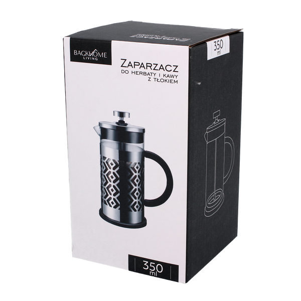 ZAPARZACZ DO HERBATY I KAWY 350 ML Z TŁOKIEM *1465