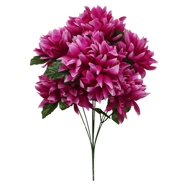 UMĚLÁ VĚTVA - BUKET CHRYSANTHEM 49 x 25 x 25 CM MIX BARVY balení=24 ks *3130