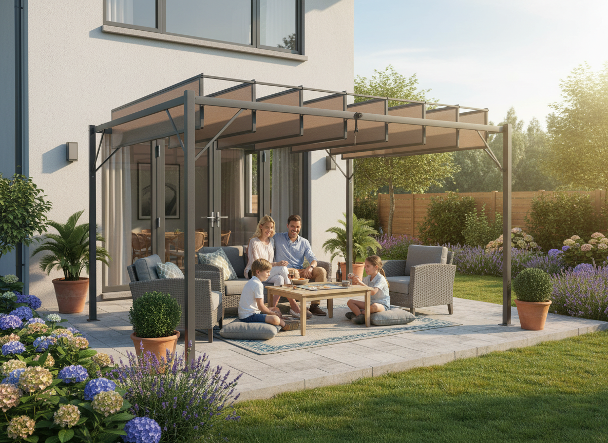 PERGOLA OGRODOWA Z RUCHOMYMI LAMELAMI Z POLIWĘGLANU 3 x 4 M BRĄZOWA pol_pl_PERGOLA-OGRODOWA-Z-RUCHOMYMI-LAMELAMI-Z-POLIWEGLANU-3-x-4-M-BRAZOWA-369_5