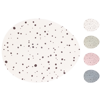 Egg-shaped mat 31x36 cm *4495