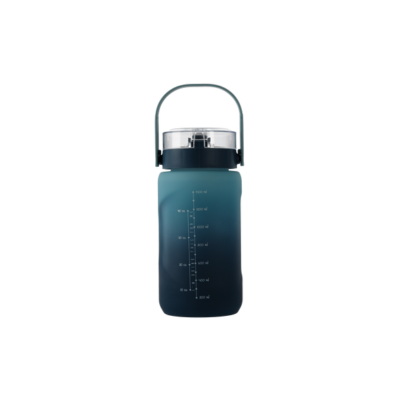 WATER BOTTLE 1500 ML GREEN OMBRE