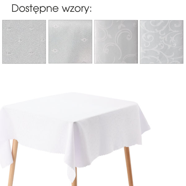 BÍLÝ UBROUS 110*160 CM Balení 1 ks *4952