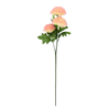 UMĚLÁ VĚTEV - CHRYSANTHEMA SE TŘEMI KVĚTY 58 CM MIX BAREV balení=84 kusů *3055