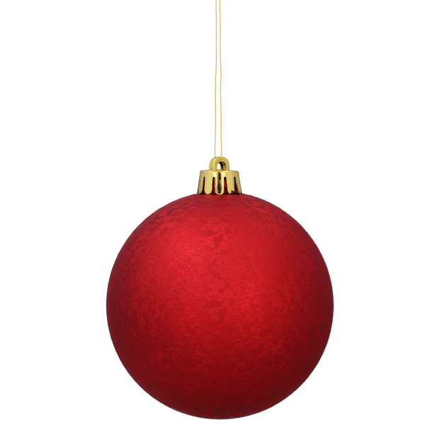 SET OF 20 BAUBLES 8 CM RED/GOLD/SILVER