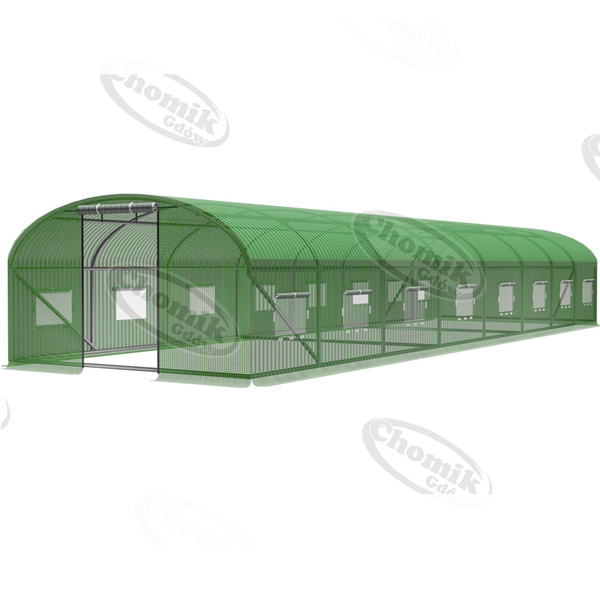 10x4m TUNNEL GREEN HOUSE - 10 segments