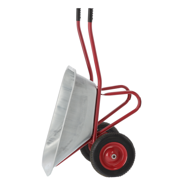 TACZKA - POJEMNOŚĆ 140 L - CZERWONA /2 koła/*0671