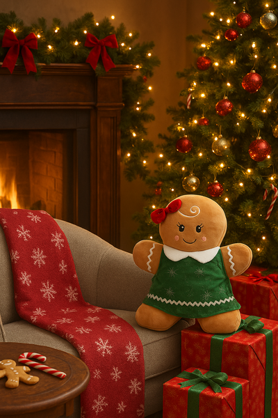 CHRISTMAS GINGERBREAD - BOY / GIRL 26 x 10 x 49 CM