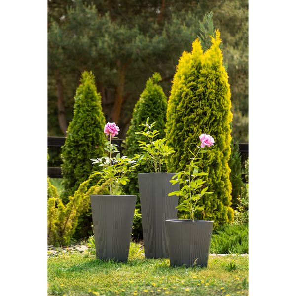 POT COVER MUZA 390 MEDIUM-ANTHRACITE*28876