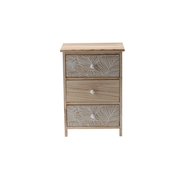 LUIZA 3-DRAWER CHEST OF DRAWERS 40 X 29 X 58 CM