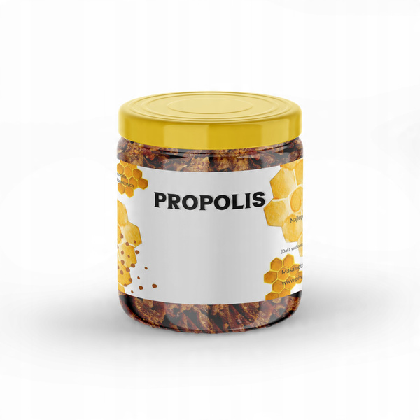 KPL. 100 ETIKETY PROPOLIS 116 x 50 MM *8337