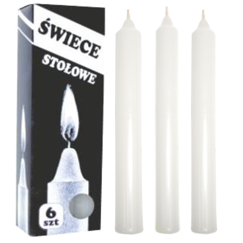 TABLE CANDLE A6 WHITE 87607281